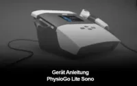 Anleitung PhysioGo Lite Sono - Das Ultraschalltherapiegerät für Physio-Praxen.
